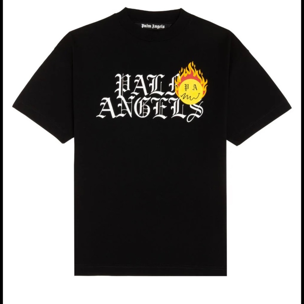 Palm Angels Burning Head Logo Tee